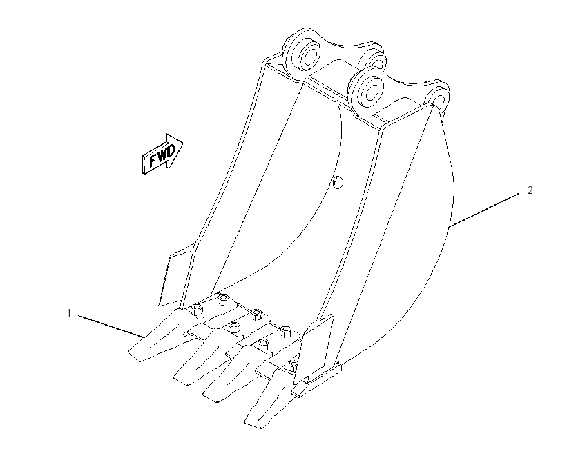 BUCKET GP-TRENCHING 2277268 CAT