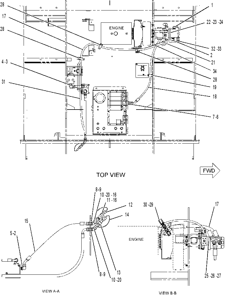 LINES GP-SCREED DRIVE 2285851 CAT