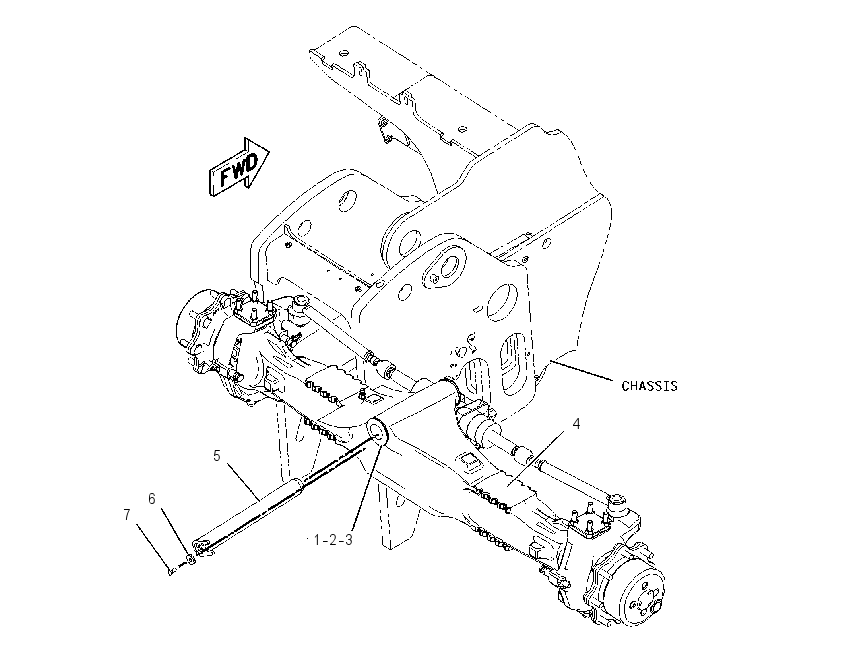 AXLE & MOUNTING GP 2151213 CAT