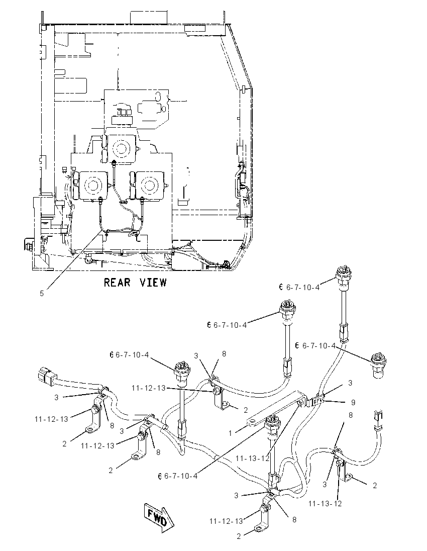WIRING GP-PARTICLE DETECTOR 2136328 CAT