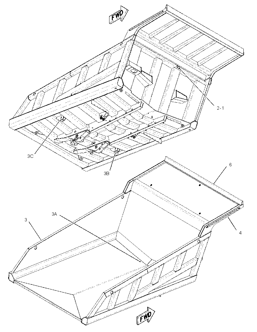 BODY & CANOPY AS-DUAL SLOPE 2107280 CAT