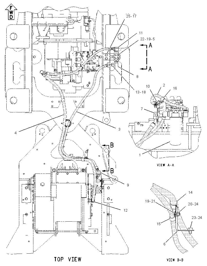 LINES GP-WINCH 2289612 CAT