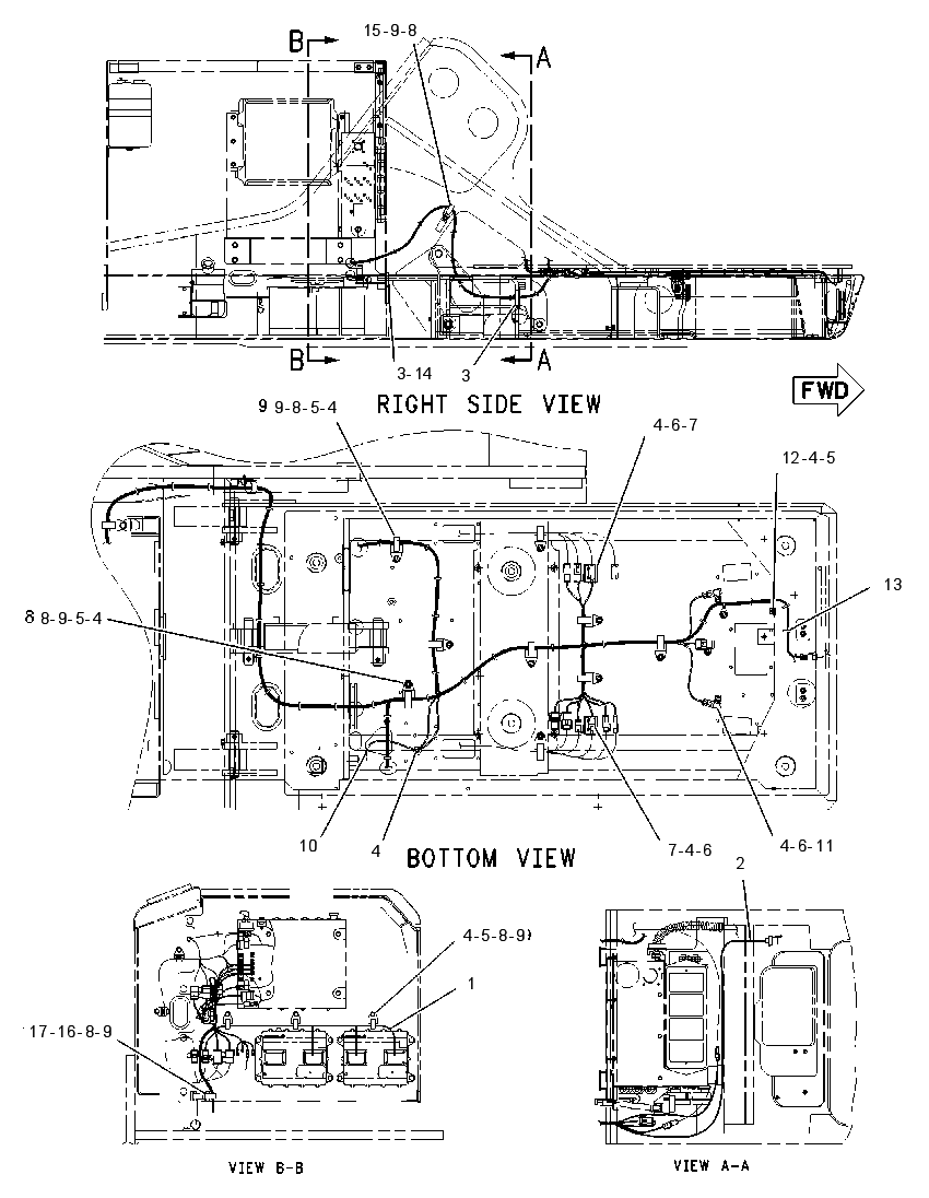 WIRING GP-CAB TILT 2035419 CAT