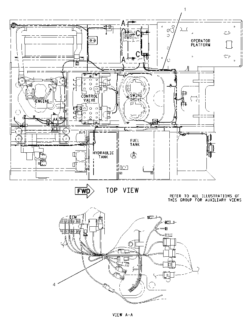WIRING GP-BOOM 2356147 CAT