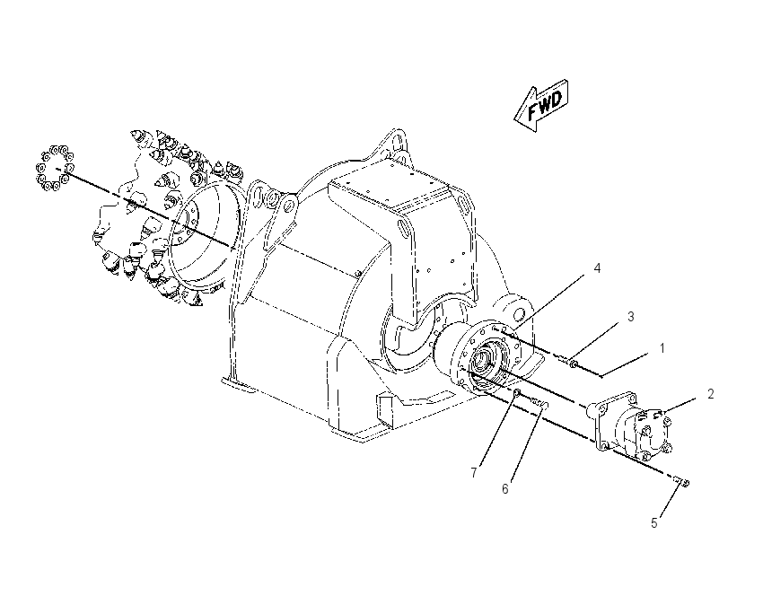 DRIVE GP-COLD PLANER 2320527 CAT