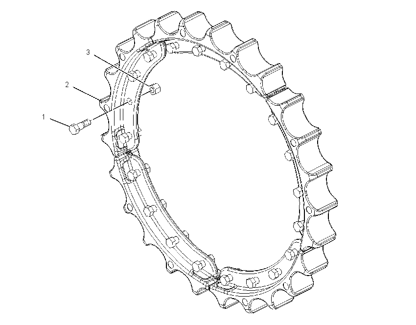 SEGMENT GP-SPROCKET 2627717 CAT