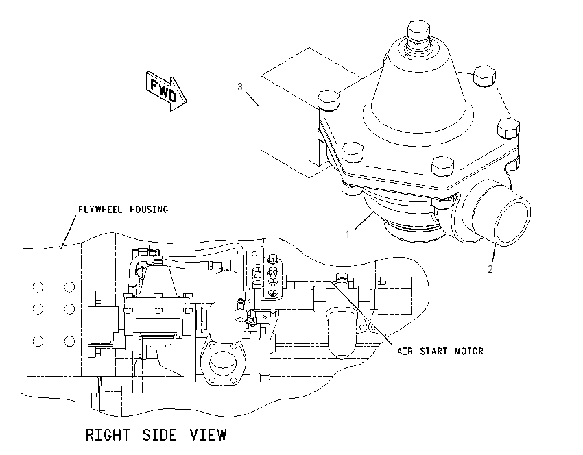 VALVE GP-AIR STARTING 2324817 CAT