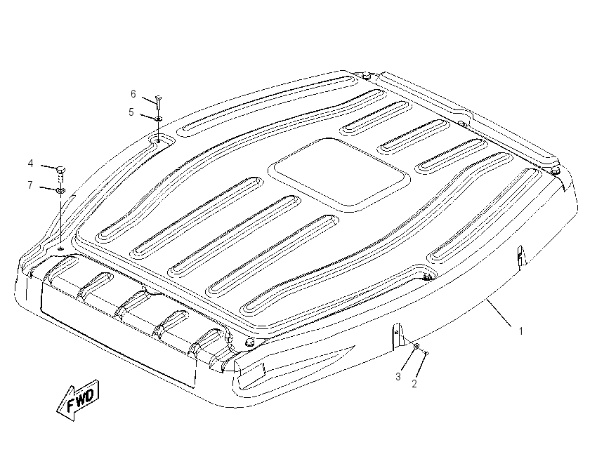 ROOF GP-CAB 2097160 CAT
