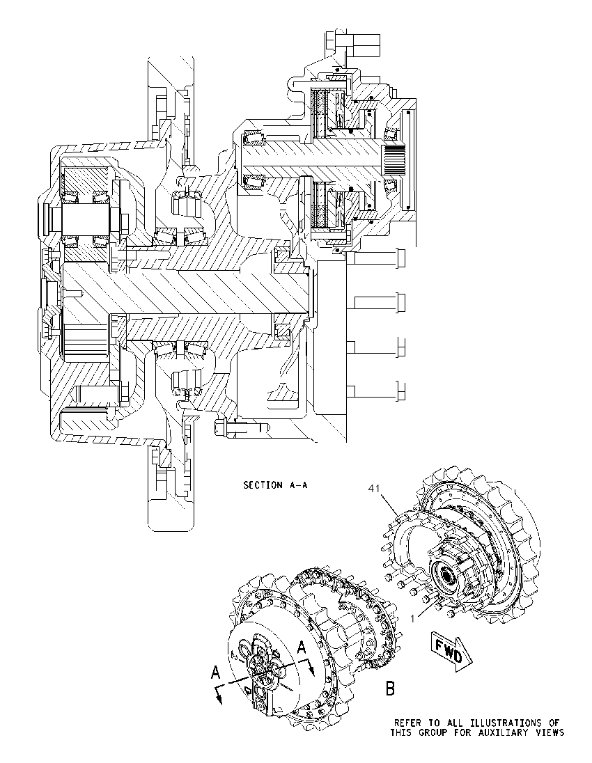FINAL DRIVE & BRAKE GP 2308759 CAT
