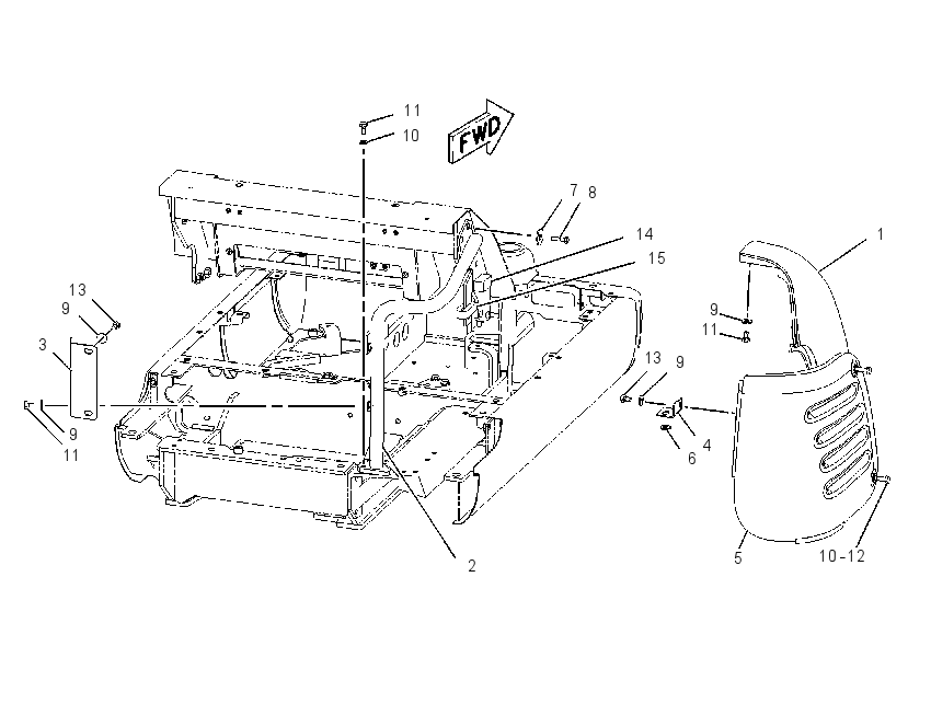 COVER GP-SIDE 1454240 CAT