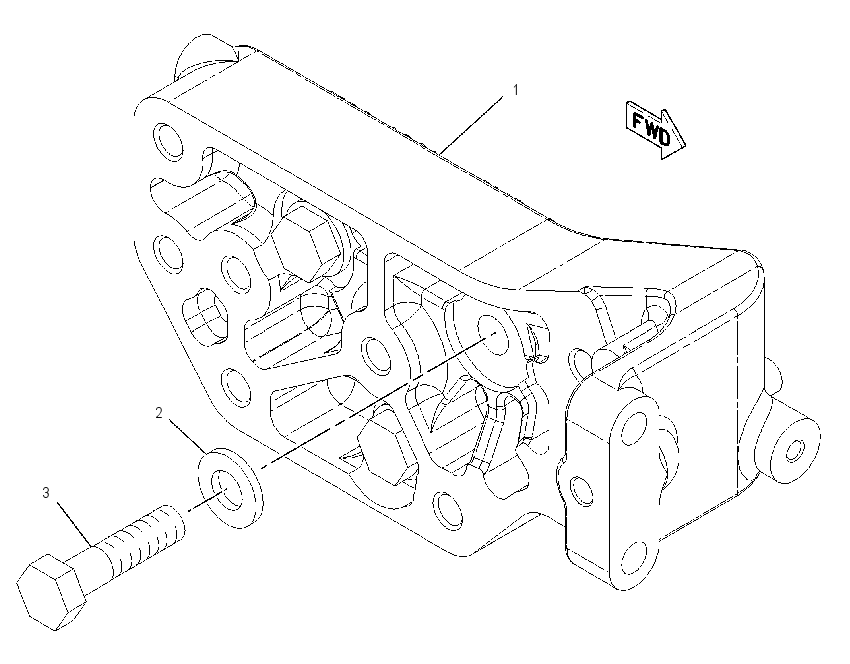 MOUNTING GP-PRECOOLER 2276764 CAT