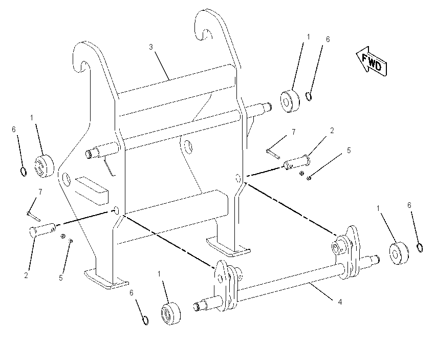 HITCH GP-BROOM 2191293 CAT