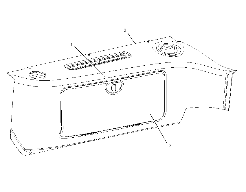 CONSOLE GP-FRONT 2236281 CAT