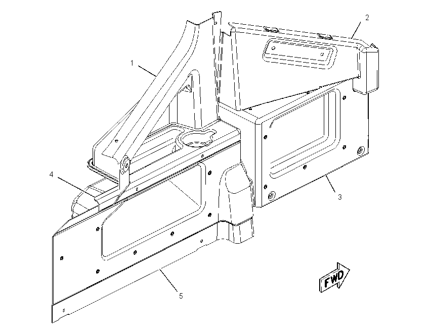 CONSOLE GP-LH 2236283 CAT