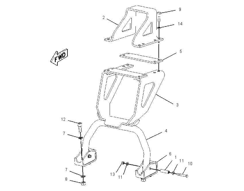 SUPPORT GP-BOOM 2241005 CAT