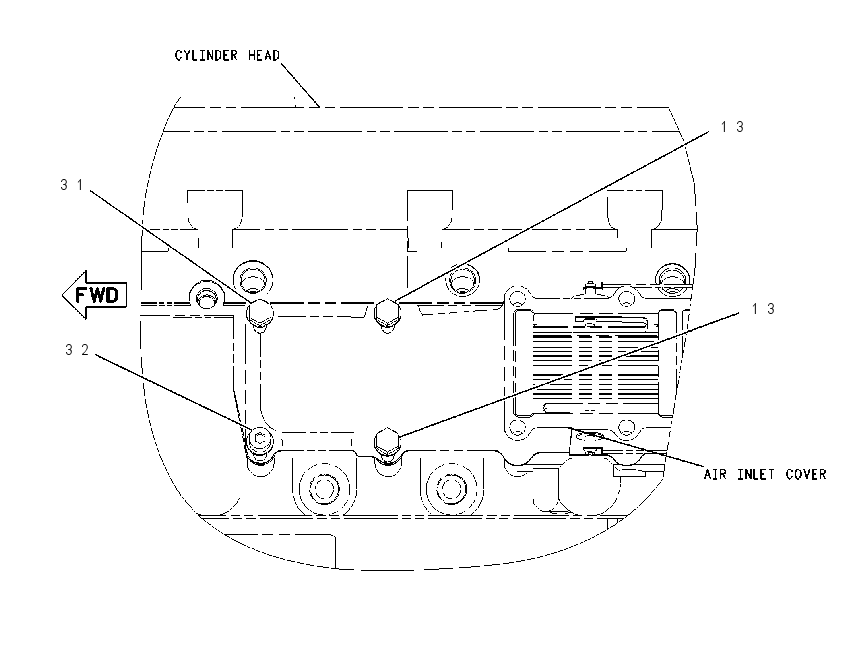 FASTENER GP-INLET MAN COVER 2336137 CAT
