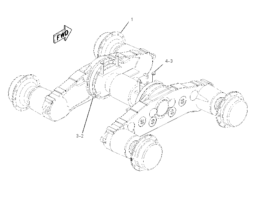 BOGIE & MTG GP-REAR 2313514 CAT