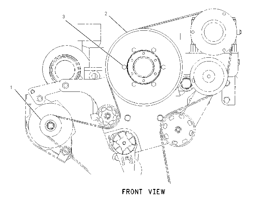 PULLEY GP-FAN & ALT DRIVE 1986083 CAT