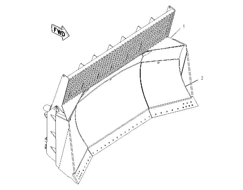 BLADE AS-UNIVERSAL 4Z9374 CAT