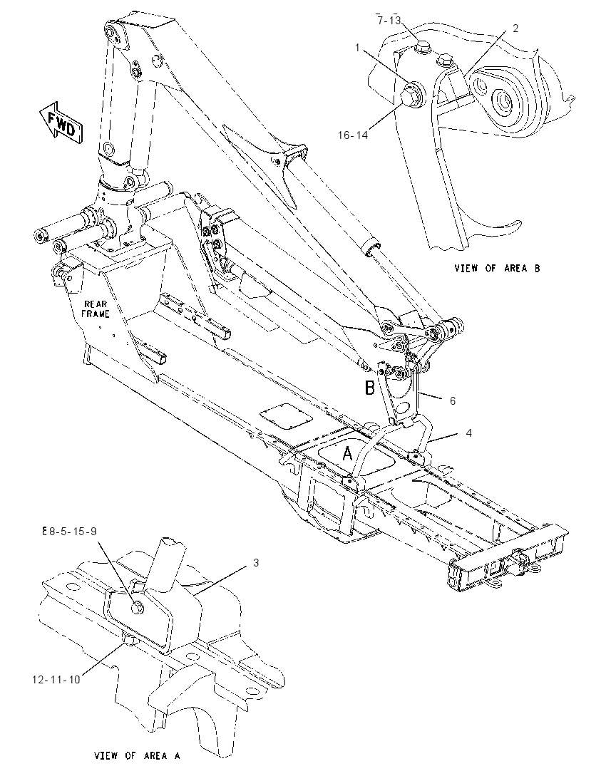 SUPPORT GP-BOOM 2240933 CAT