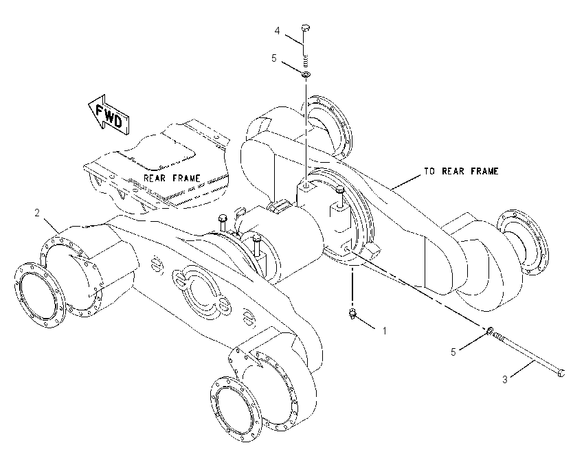 BOGIE & MTG GP-REAR 2240923 CAT
