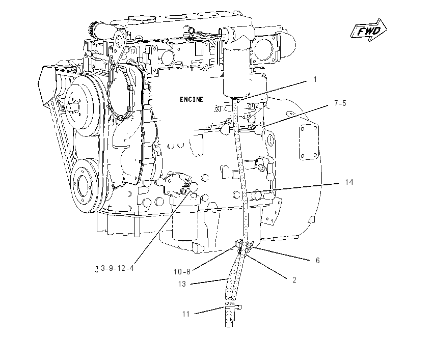 SERVICE GP-ENGINE 2201960 CAT