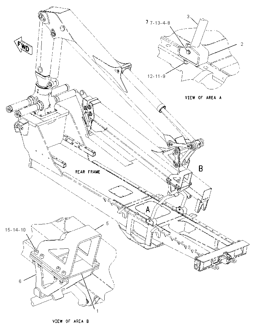 SUPPORT GP-BOOM 2240932 CAT
