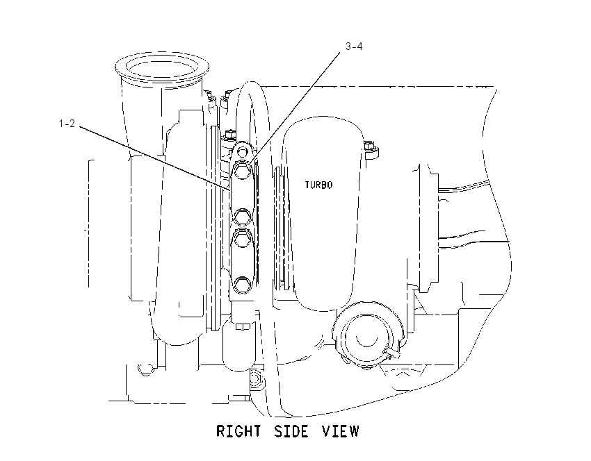 TURBOCHARGER COVER GROUP 2371964 CAT