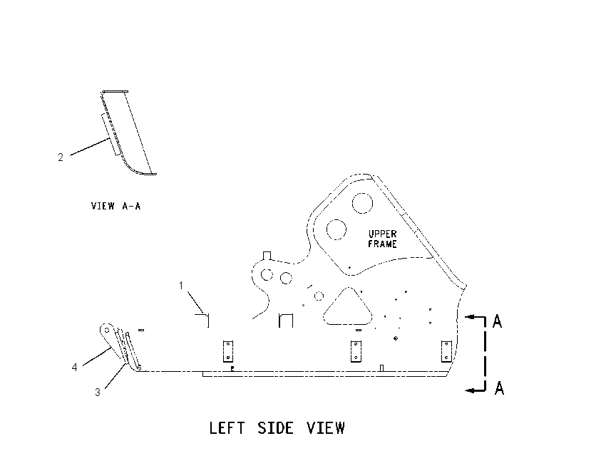 MOUNTING GP-RISER 2007752 CAT