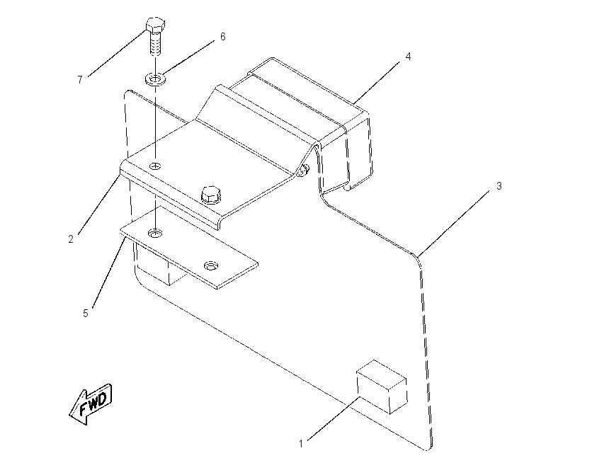 MOUNTING GP-REGISTRATION 2051666 CAT
