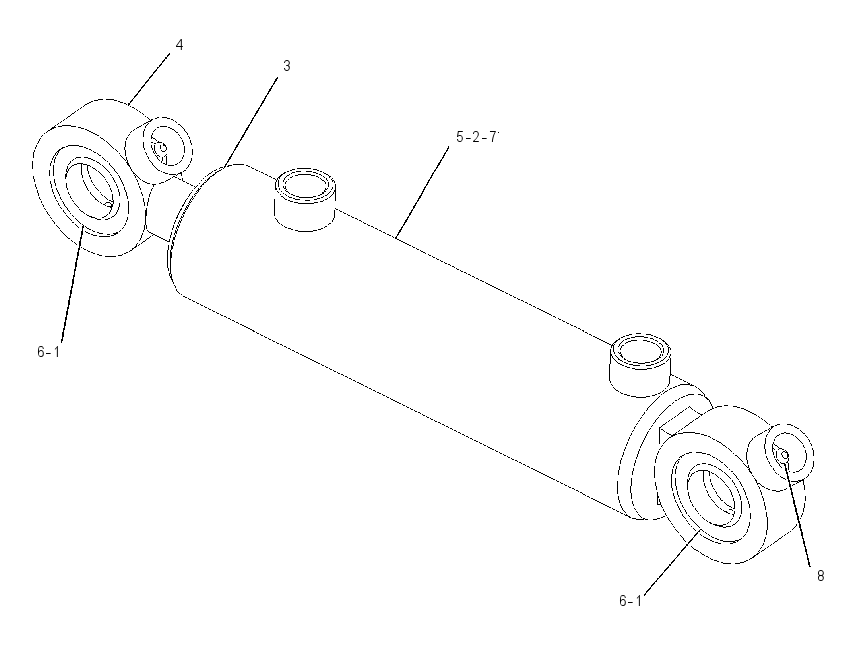 CYLINDER GP-HOLDING ARM 2062002 CAT