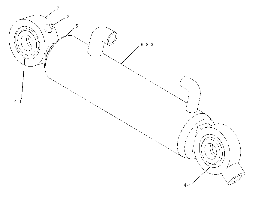 CYLINDER GP-FEED ROLLER ARM 2095727 CAT