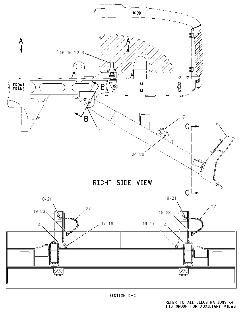 FRAME & MTG GP-BLADE 2163974 CAT