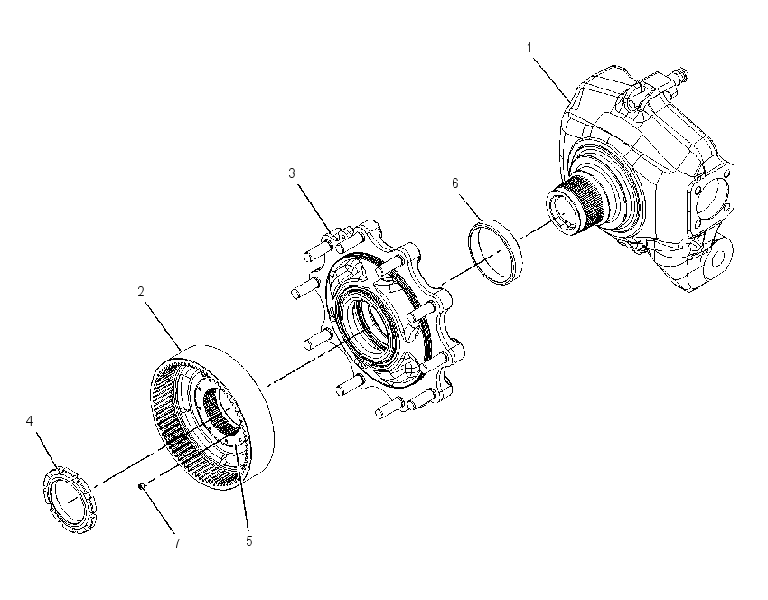 HOUSING & FLANGE GP-AXLE 2310716 CAT