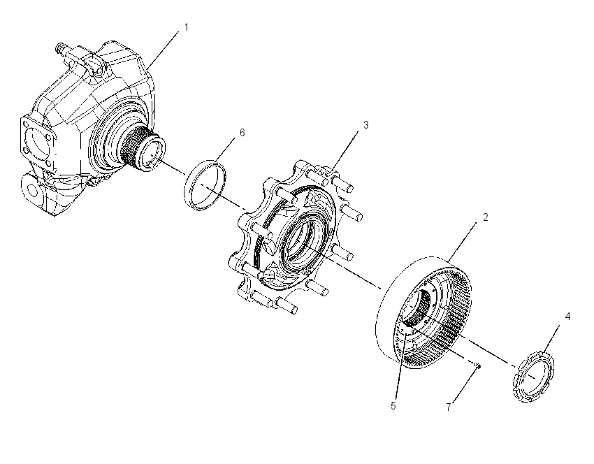 HOUSING & FLANGE GP-AXLE 2310715 CAT