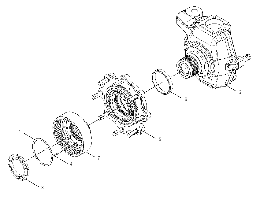 HOUSING & FLANGE GP-AXLE 2295086 CAT