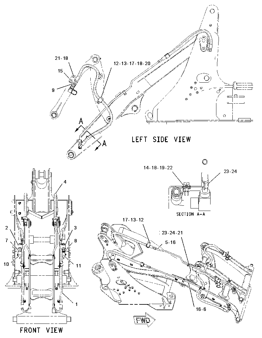 LINES GP-WORK TOOL 1487209 CAT
