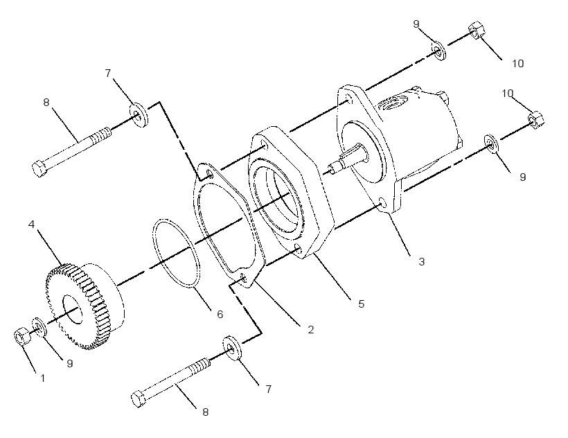 PUMP & MTG GP-HYDRAULIC FAN 2013786 CAT
