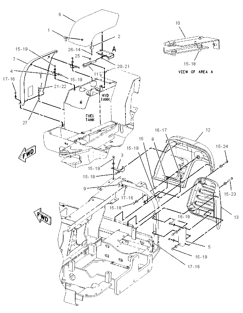COVER GP-SIDE 1542679 CAT