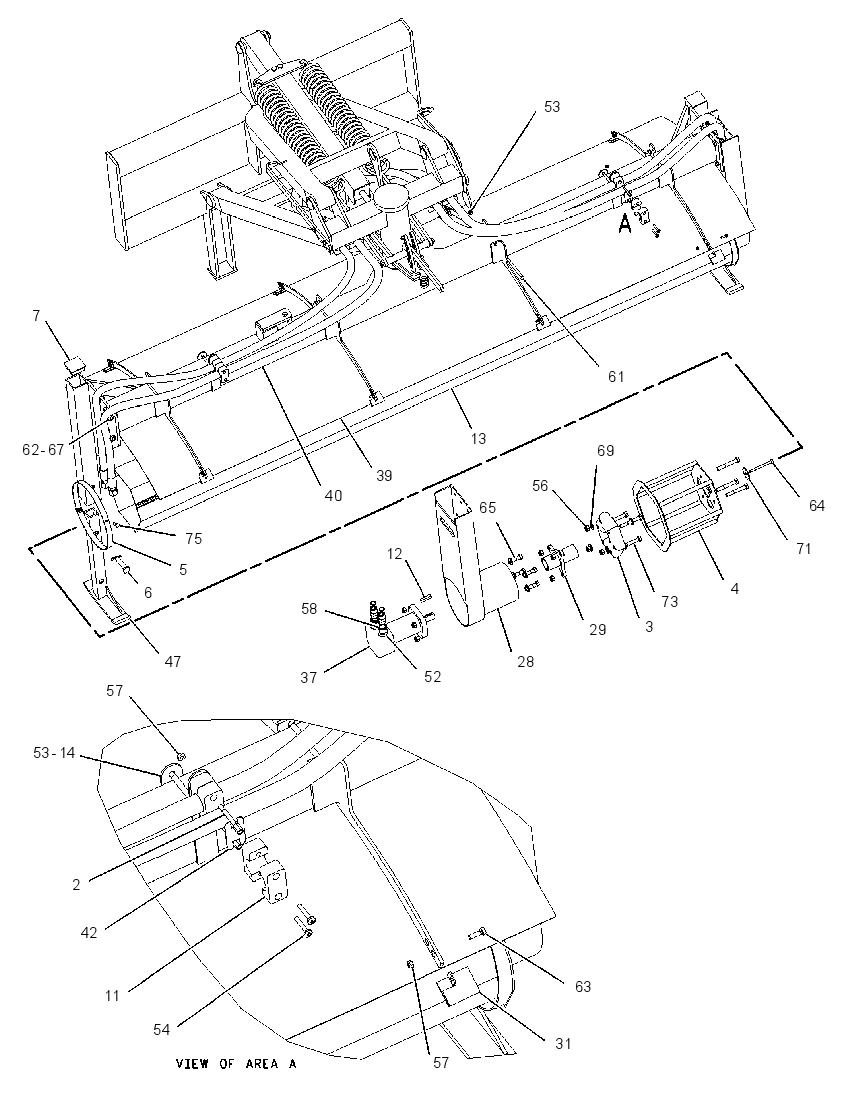 FRAME GP-BROOM 1655508 CAT