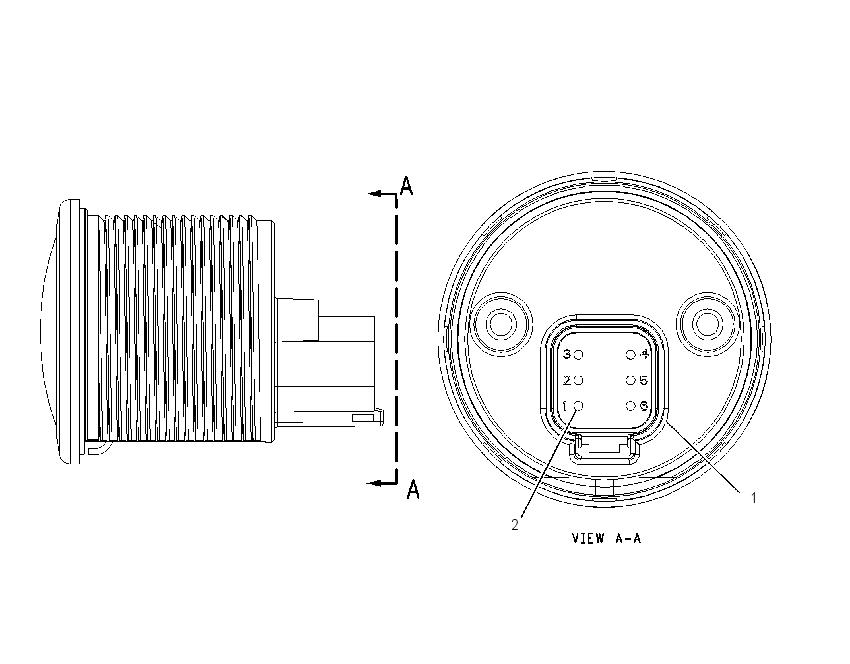 GAUGE GP-AUXILIARY PRESSURE 2229889 CAT
