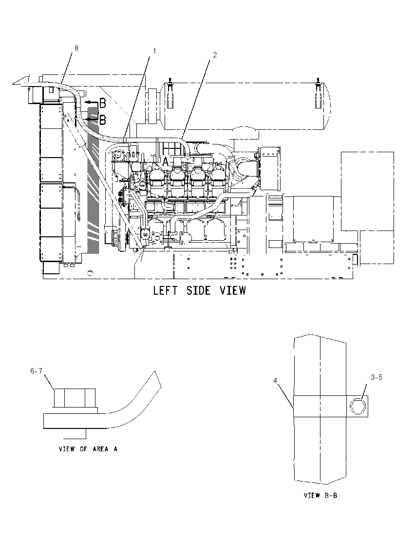 Система отвода газов 1548289 CAT