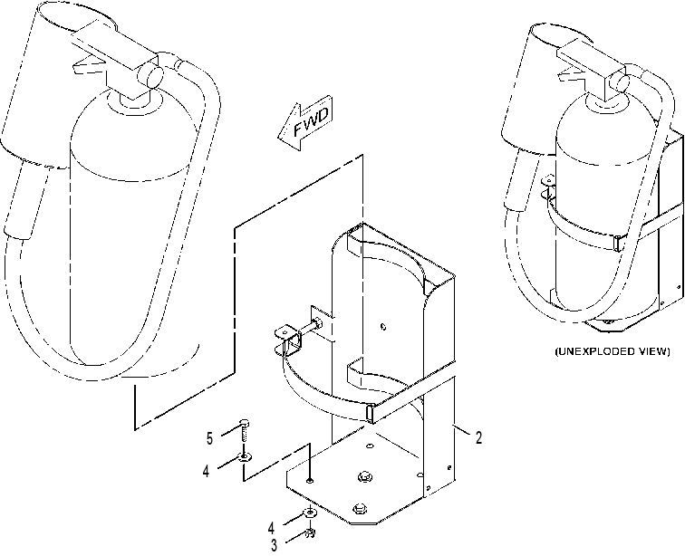 FIRE EXTINGUISHER GP 2304194 CAT