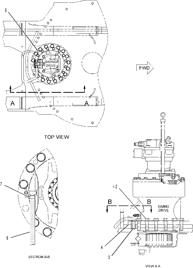 FASTENER GP-SWING DRIVE 2361951 CAT