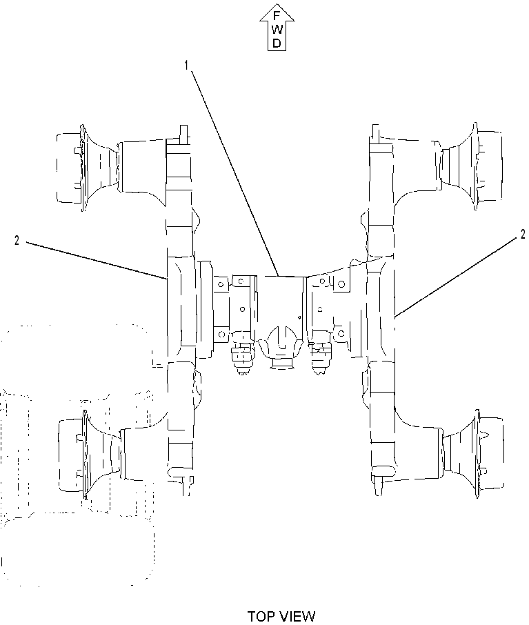 BOGIE GP-REAR 1628468 CAT