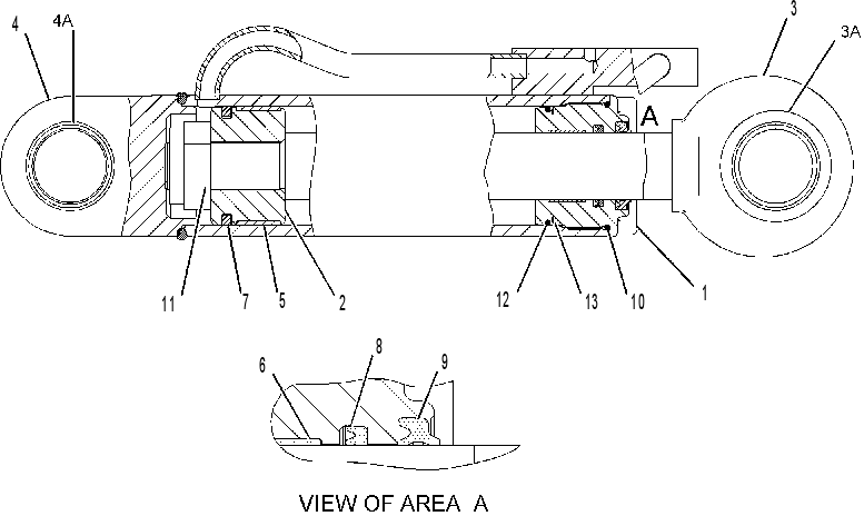 CYLINDER GP-FRAME LEVELING 2196582 CAT