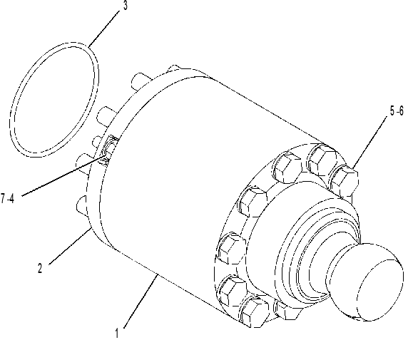 TRUNNION GP-BULLDOZER 5Q7867 CAT