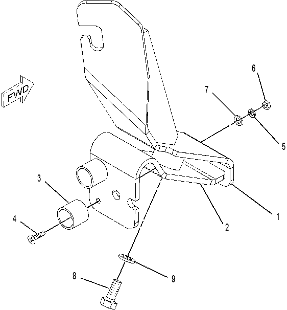 MOUNTING GP-MONITOR 2252625 CAT