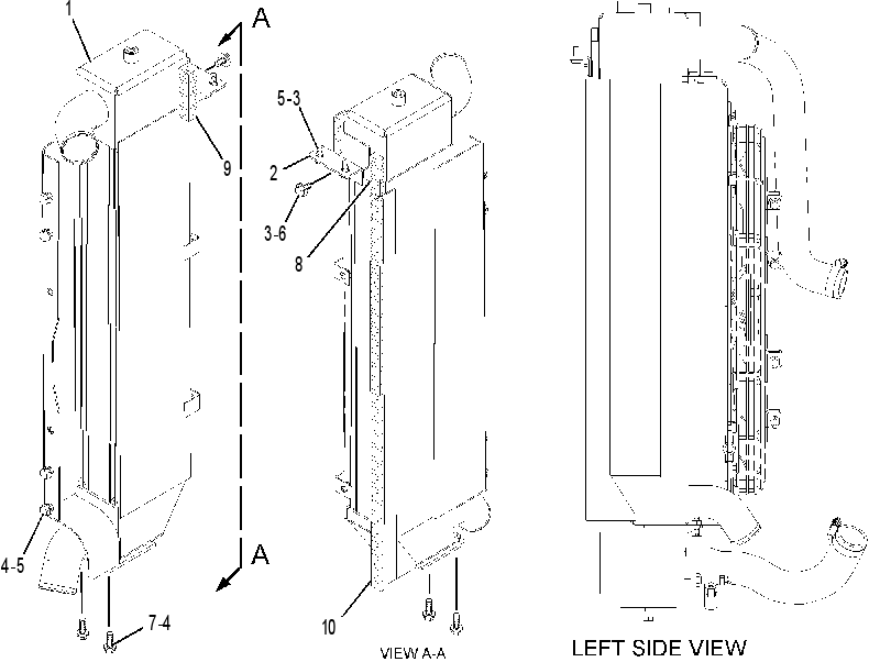 AFTERCOOLER GP 1852129 CAT