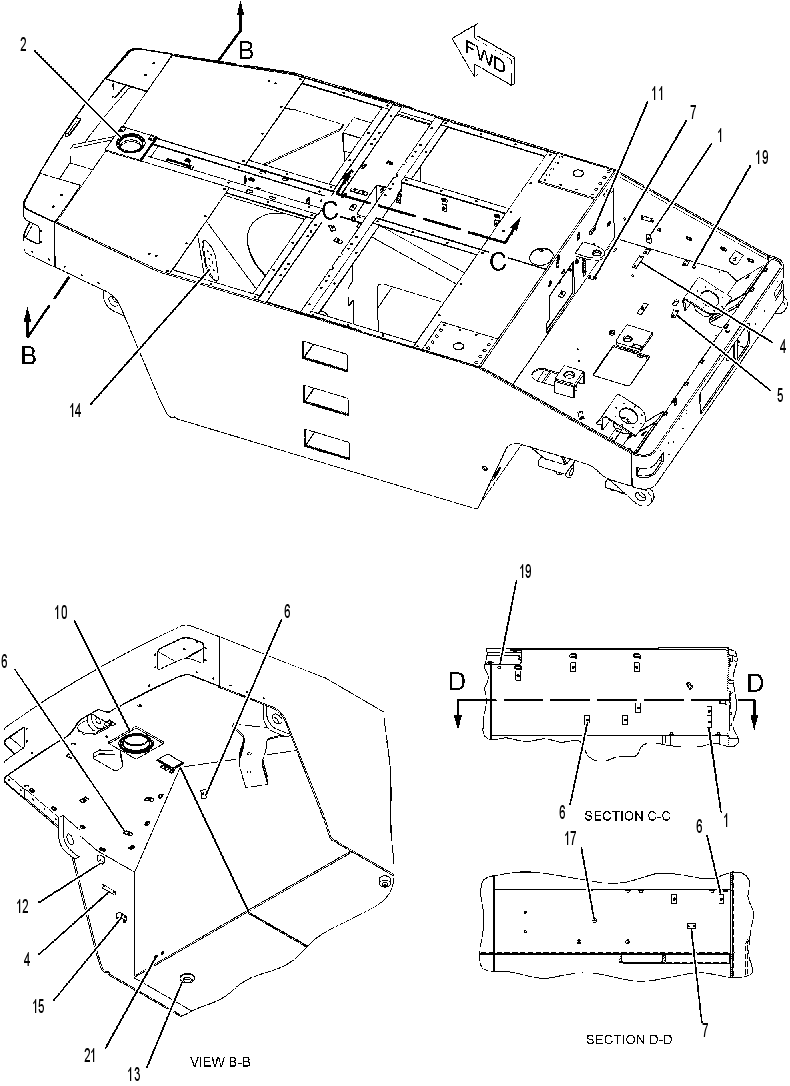 FRAME AS 2080087 CAT